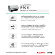 Foto de Scanner Canon ImageFORMULA R40 II 