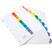 Foto de Separador Wilson Jones Tamaño Carta Plastificado 10 Divisiones 