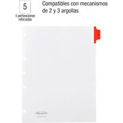Foto de Separador Wilson Jones Tamaño Carta Plastificado 10 Divisiones 