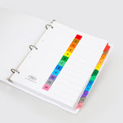 Foto de Separador Wilson Jones Tamaño Carta Plastificado 12 Divisiones 