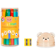 Foto de Set 24 Colores Legami con Sacapuntas Oso TDP0001 