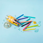 Foto de Set 24 Colores Legami con Sacapuntas Oso TDP0001 