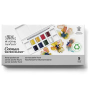 Foto de Set Acuarela para Naturaleza con 8 Pastillas Cotman Winsor & Newton 