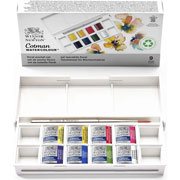 Foto de Set Acuarela para Naturaleza con 8 Pastillas Cotman Winsor & Newton 