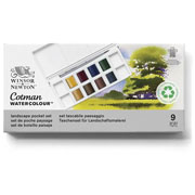 Foto de Set Acuarela para Paisajes con 8 Pastillas Cotman Winsor & Newton 