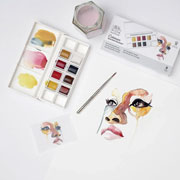 Foto de Set Acuarela para Retrato con 8 Pastillas Cotman Winsor & Newton 