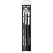 Foto de Set Da Vinci Dry Brush Con 3 Pinceles 