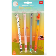 Foto de Set De 4 Plumas Borrables Varios Animales 