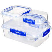 Foto de Set De Recipientes Sin Divisiones Sistema Starter Klip It Plus Con 6 