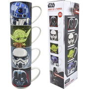 Foto de Taza Siglo Xxi 1754-38 Set Con 4 Star Wars 330Ml 