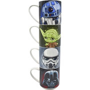 Foto de Taza Siglo Xxi 1754-38 Set Con 4 Star Wars 330Ml 