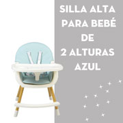 Foto de SILLA ALTA PARA BEBE DE 2 ALTURAS MIMA2 AZUL 