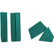 Foto de Sillon modular Dundy clasico infantil 4 piezas verde 