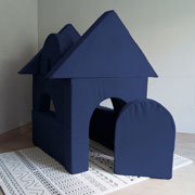 Foto de Sillon modular Dundy play infantil 12 piezas azul 