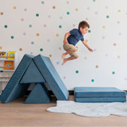 Foto de Sillon modular Dundy Plus infantil 8 piezas indigo 