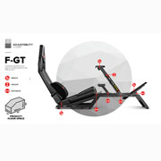 Foto de Simulador de Carreras NEXT LEVEL RACING F-GT Negro 
