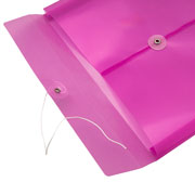 Foto de Sobre Bolsa Kiel Plastico tamaño carta hilo rosa 