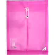 Foto de Sobre Bolsa Kiel Plastico tamaño carta hilo rosa