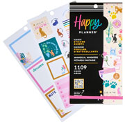 Foto de Sticker Happy Planner Whimsical Whiskers con 30 hojas 