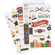 Foto de Stickers de navidad American Crafts bolsa con 235 piezas 
