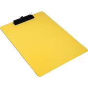 Foto de Tabla sujetapapel Abel 66230 A4 plastico con Clip amarillo 