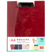 Foto de Tabla sujetapapel Abel 66251 A4 plastico con clip rojo 