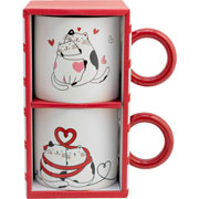 Foto de Taza SXXI 2415-5101 Gatitos con 2 Piezas 330ml 