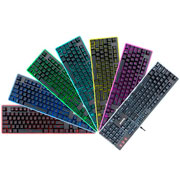 Foto de Teclado De Membrana Gamer Redragon Dyaus 2 Rgb Negro 