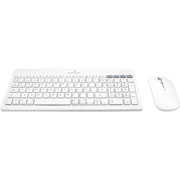 Foto de Teclado Pchoice Pc-201380 Zebrary Kit Inalámbrico Blanco 