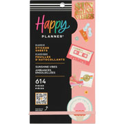 Foto de The Happy Planer Sunshine Vibes Classic Paquete de 614 Stickers 