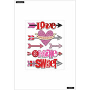 Foto de Stickers Happy Planner Be Mine Sweet Arrows 3D 