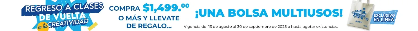 Tote bag GRATIS en pedidos superiores a $ 1,499